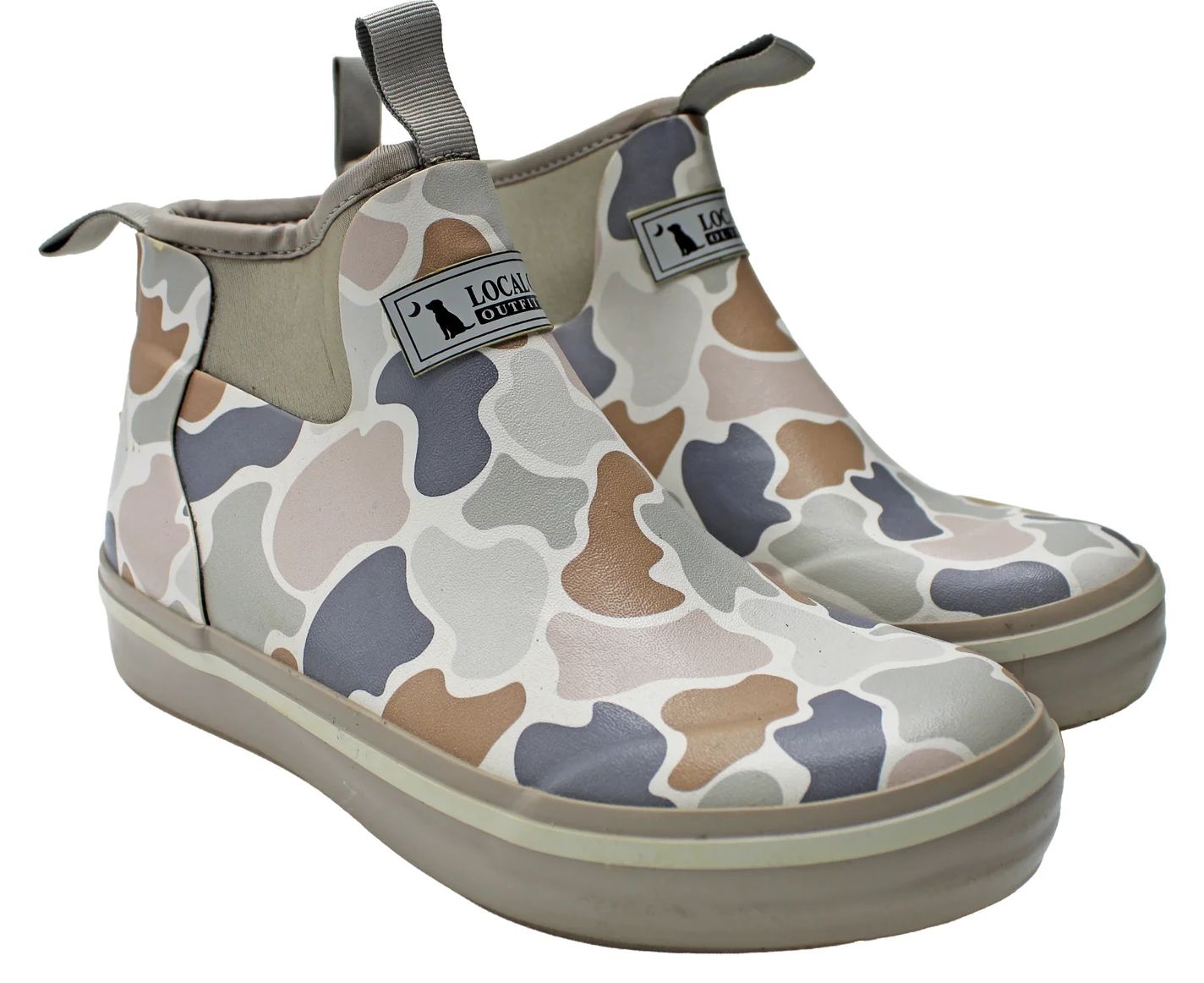 Local Girl Rubber Deck Boot - Forest Camo Flora