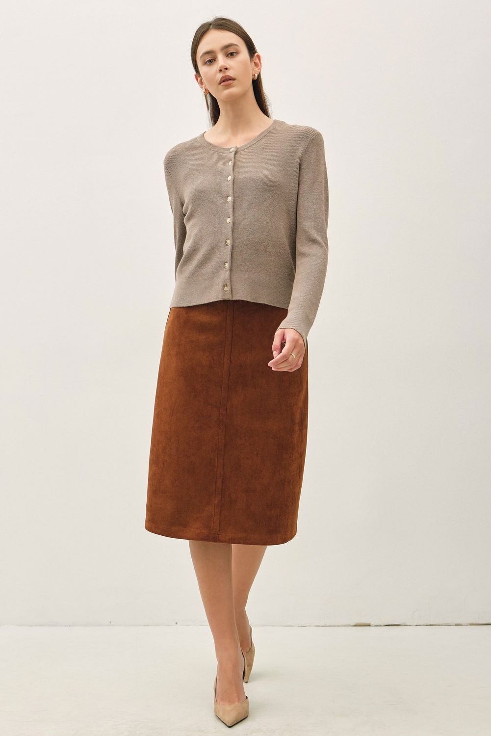 Weekend Away Everyday Cardigan - Mocha