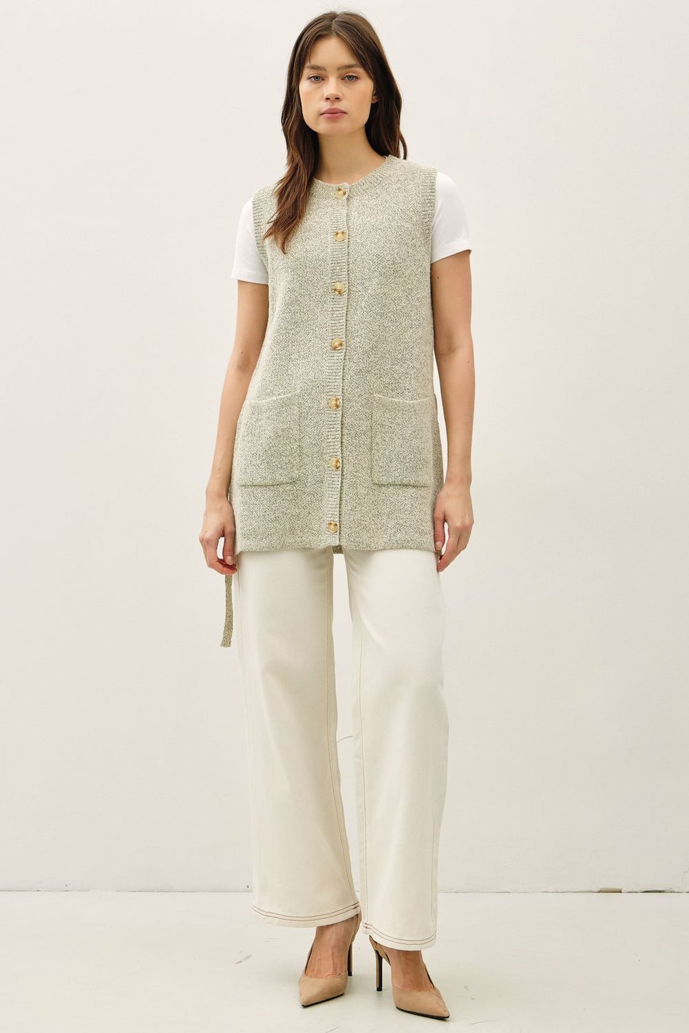 Cloud Nine Ultra Cozy Vest - Oatmeal