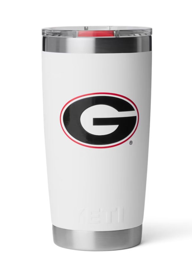 NCAA Rambler 20oz Tumbler W/ MS Lid - Georgia White