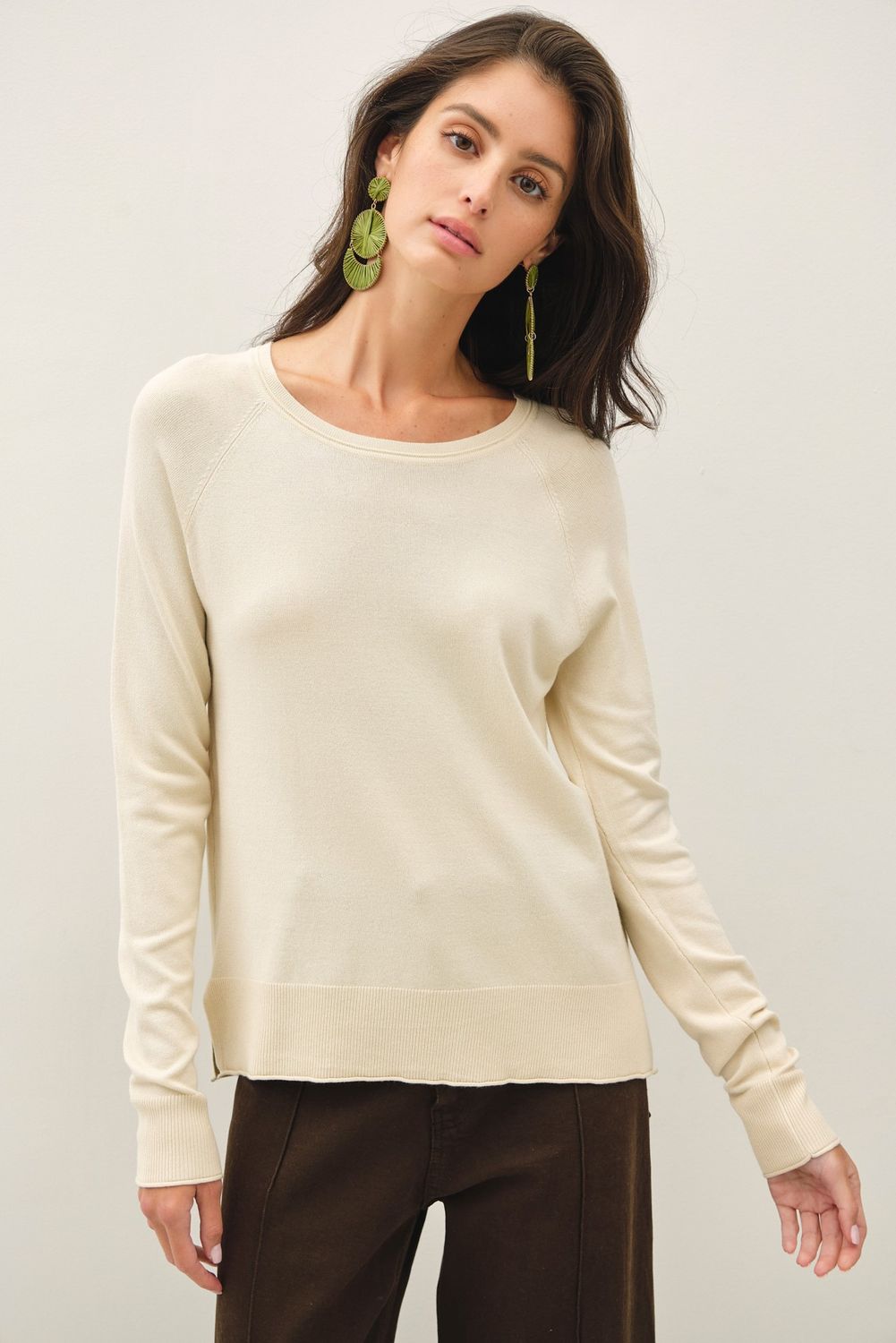 Cold Front Reglan Sweater - Natural