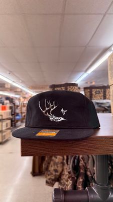 Deer Skull - Black Rope Hat