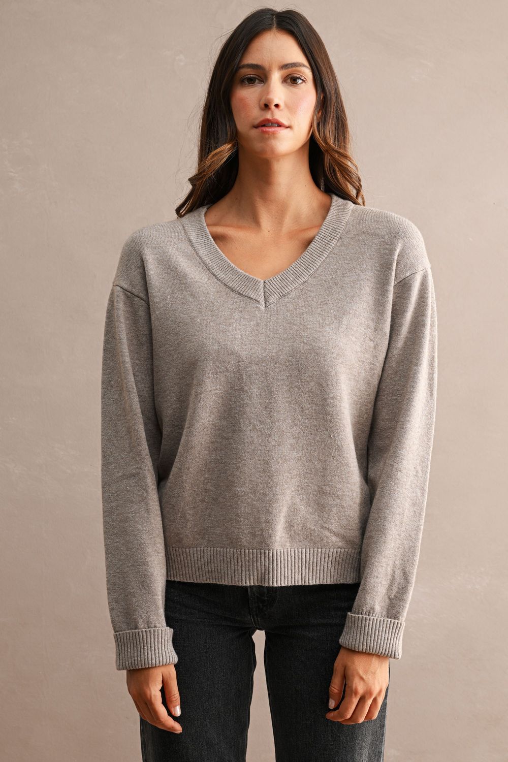 Coffee For Two Sweater - Light Mocha