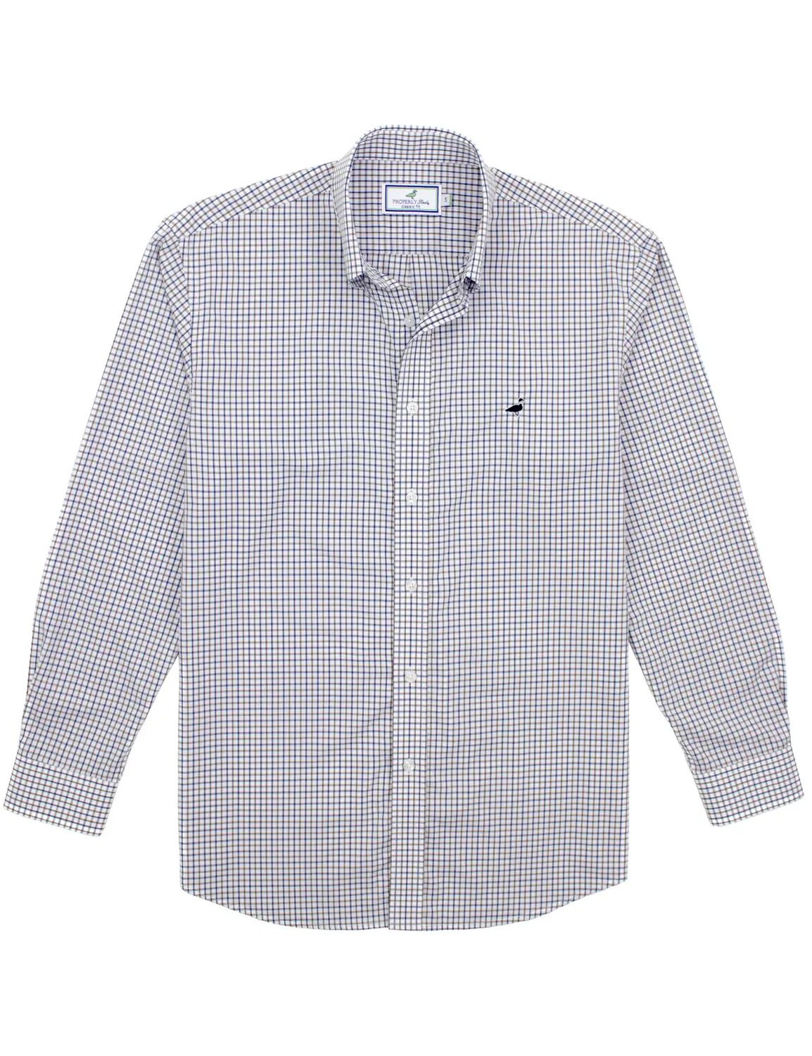Seasonal Long Sleeve Button Down Sportshirt - Carolina