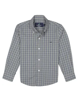 Seasonal Long Sleeve Button Down Sportshirt - Blue Ridge