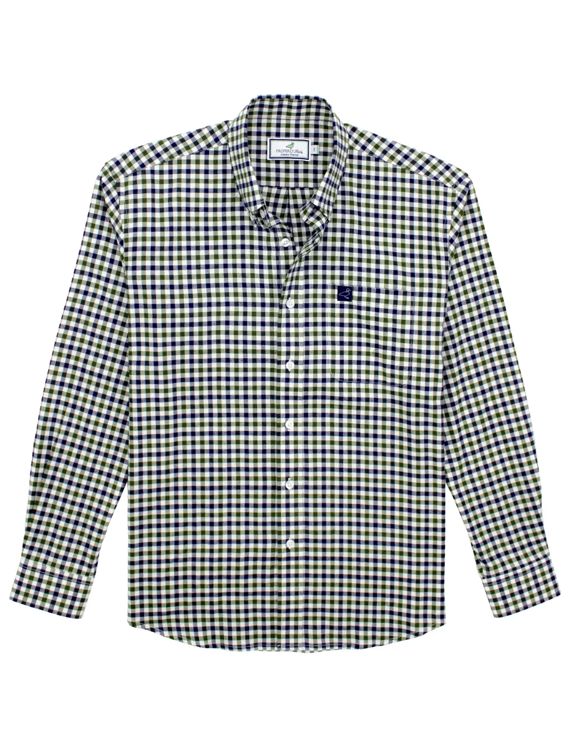 Classic Long Sleeve Button Down Flannel - Tahoe