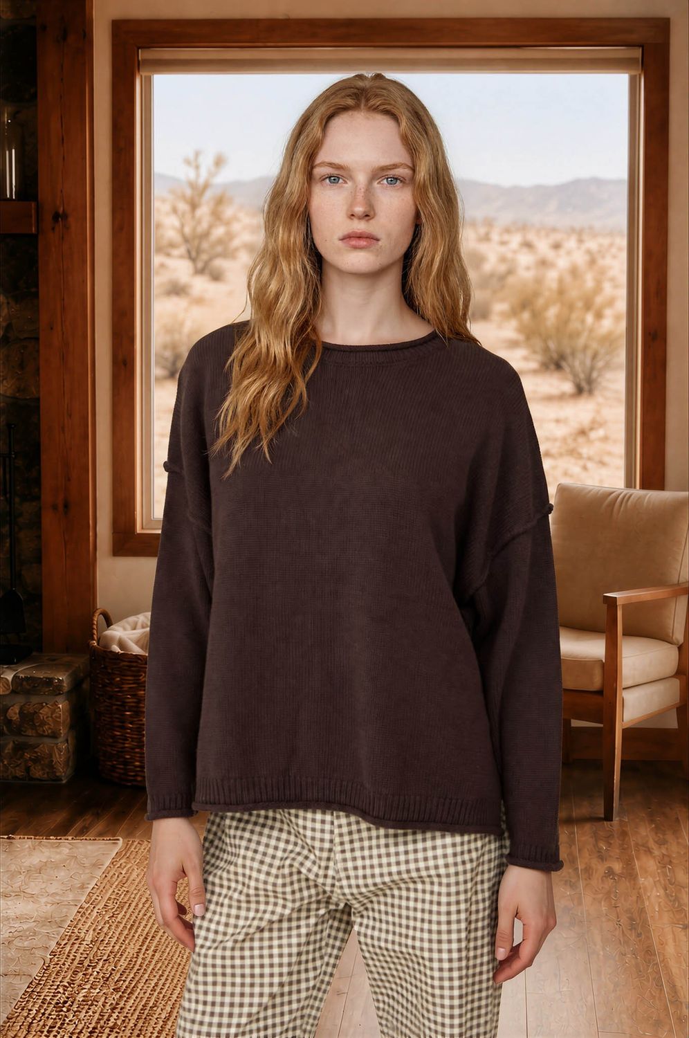 New Trends Sweater - Chocolate Brown