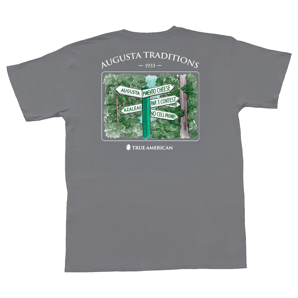 Augusta Traditions Short Sleeve Tee - Granite