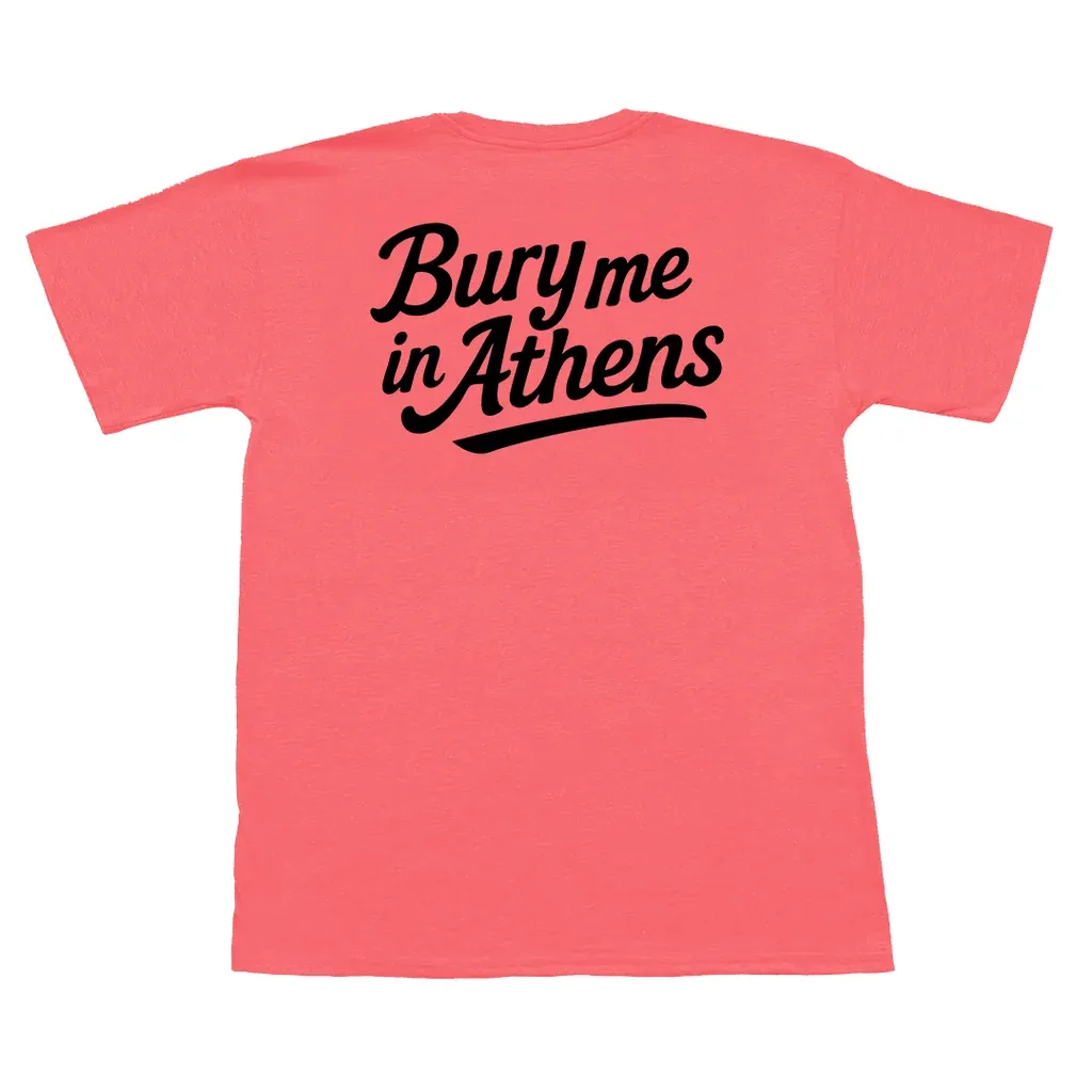 Bury Me In Athens Short Sleeve Tee - Nantucket Red