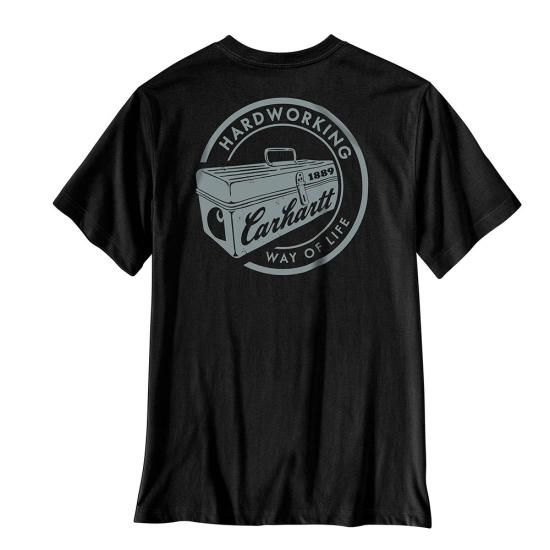 Men's Irvine Relaxed Hard Working T-Shirt - Black