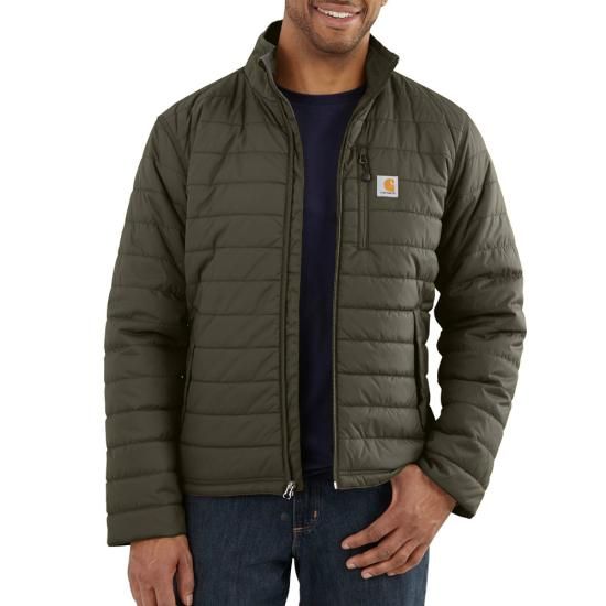 Men's Quilt Lined Rain Defender Gilliam Jacket - Moss