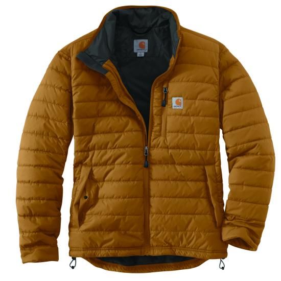 Men's Quilt Lined Rain Defender Gilliam Jacket - Carhartt Brown