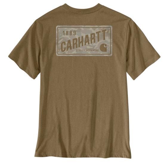 Men's Irvine Camo License Plate T-Shirt - Night Fatigue Heather