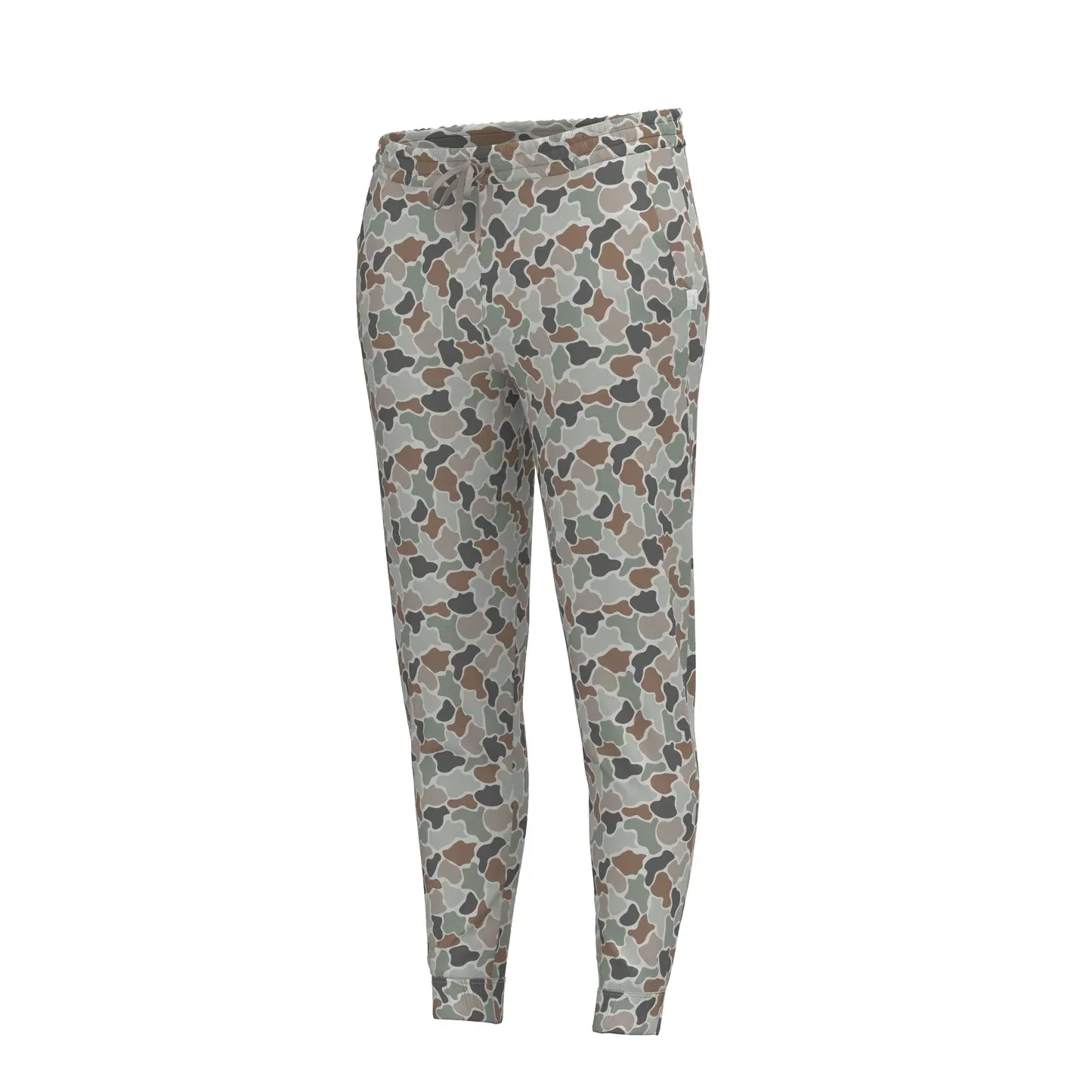 Local Girl Velvet Fleece Jogger - Forest Camo Flora