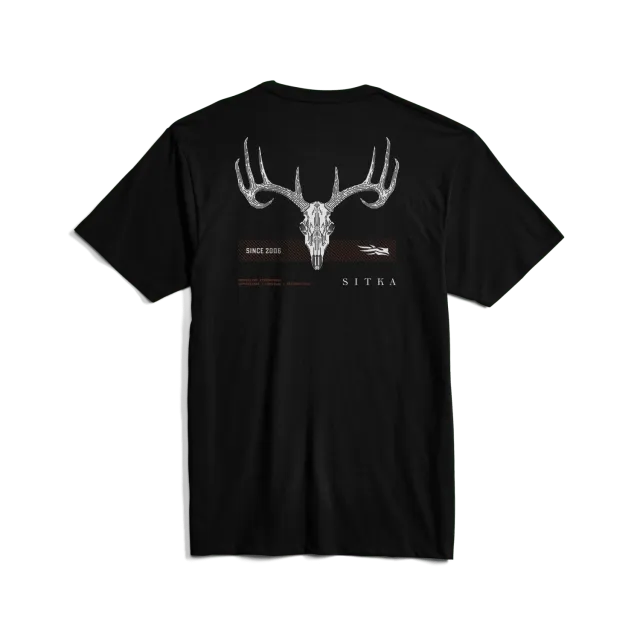 Tech Whitetail Pocket Tee - Black