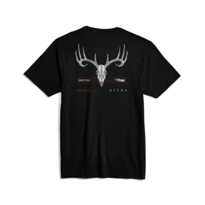 Tech Whitetail Pocket Tee - Black