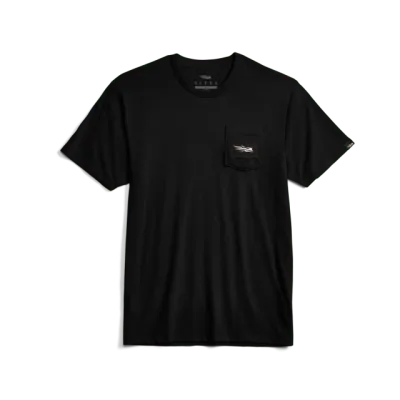Tech Whitetail Pocket Tee - Black