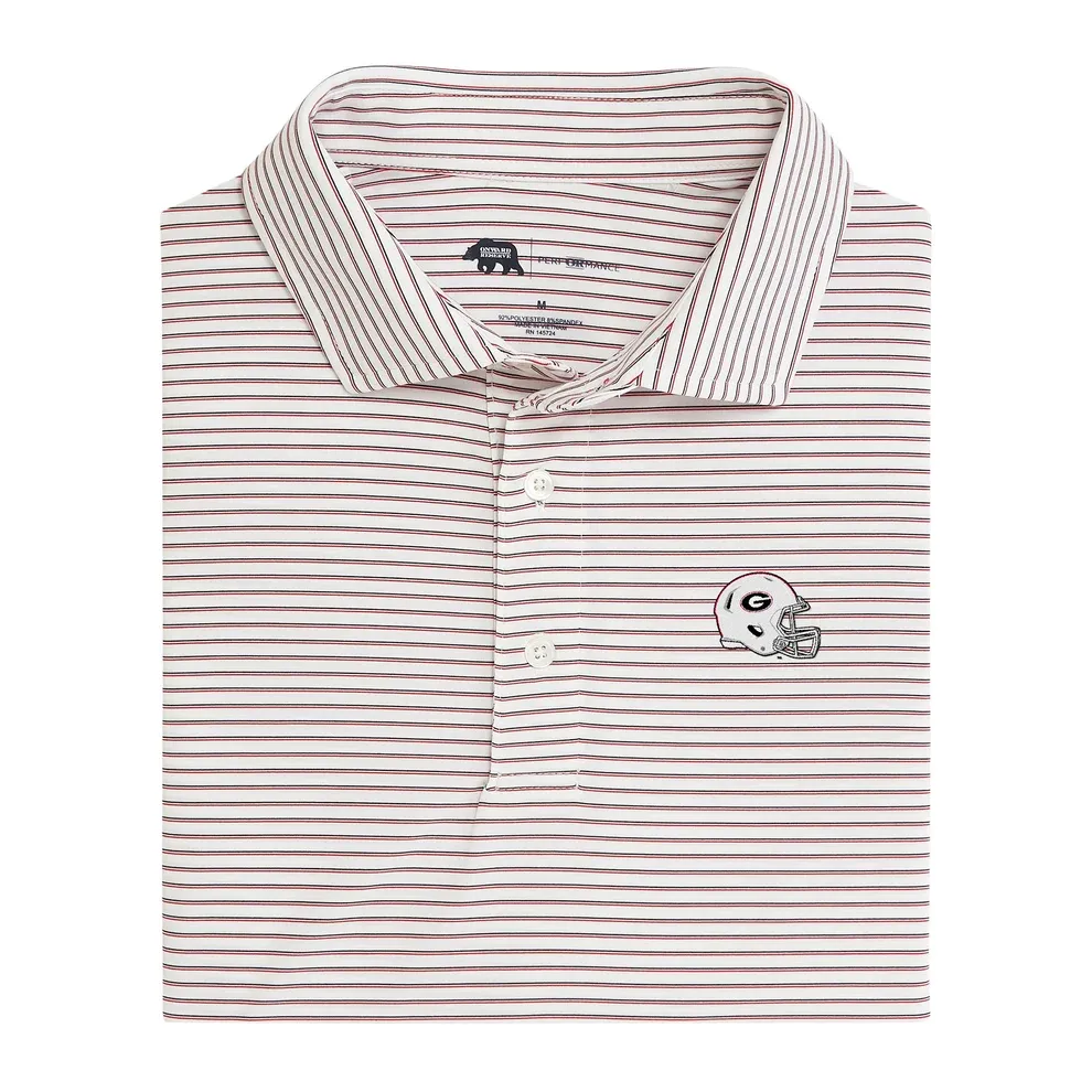 UGA Whiteout Helmet Scout Stripe  Performance Polo
