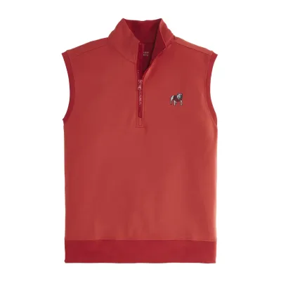 UGA Dawgs Vintage Script Brendon Performance Vest - Red