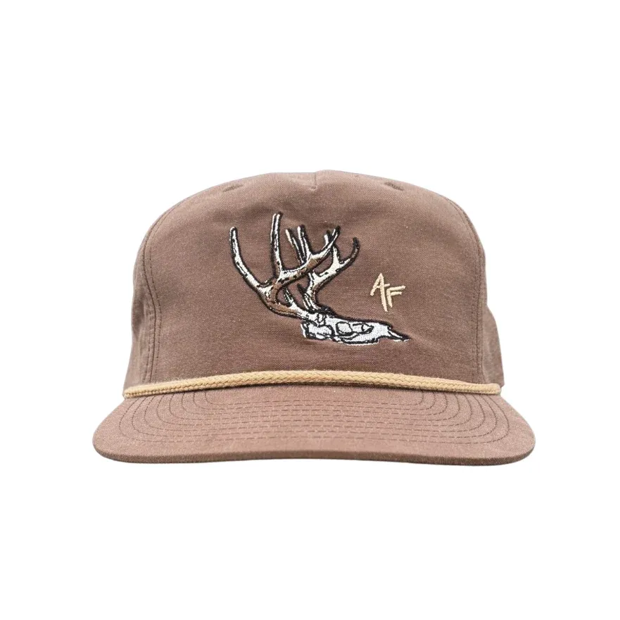 Deer Skull Rope Hat - Mocha