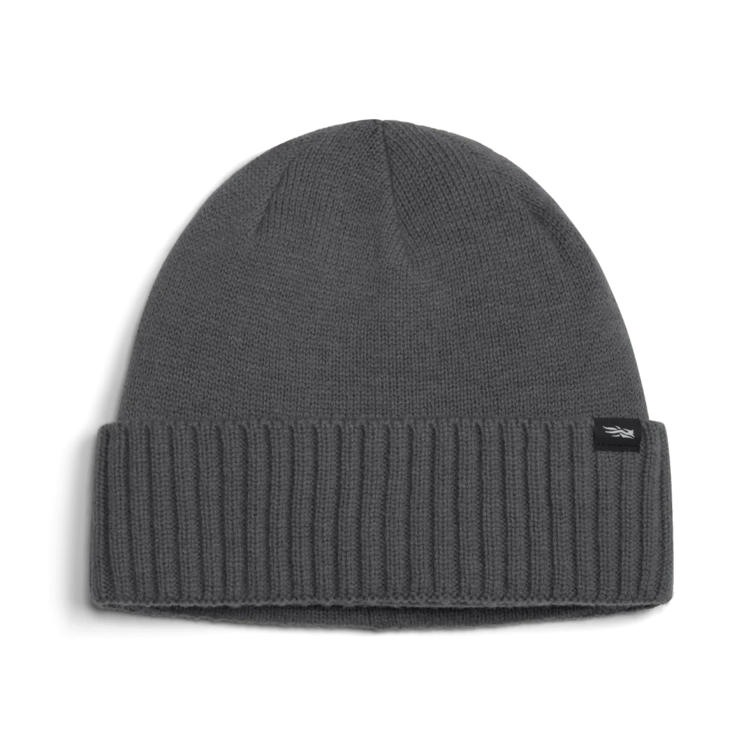 Cuffed Knit Beanie - Iron Grey