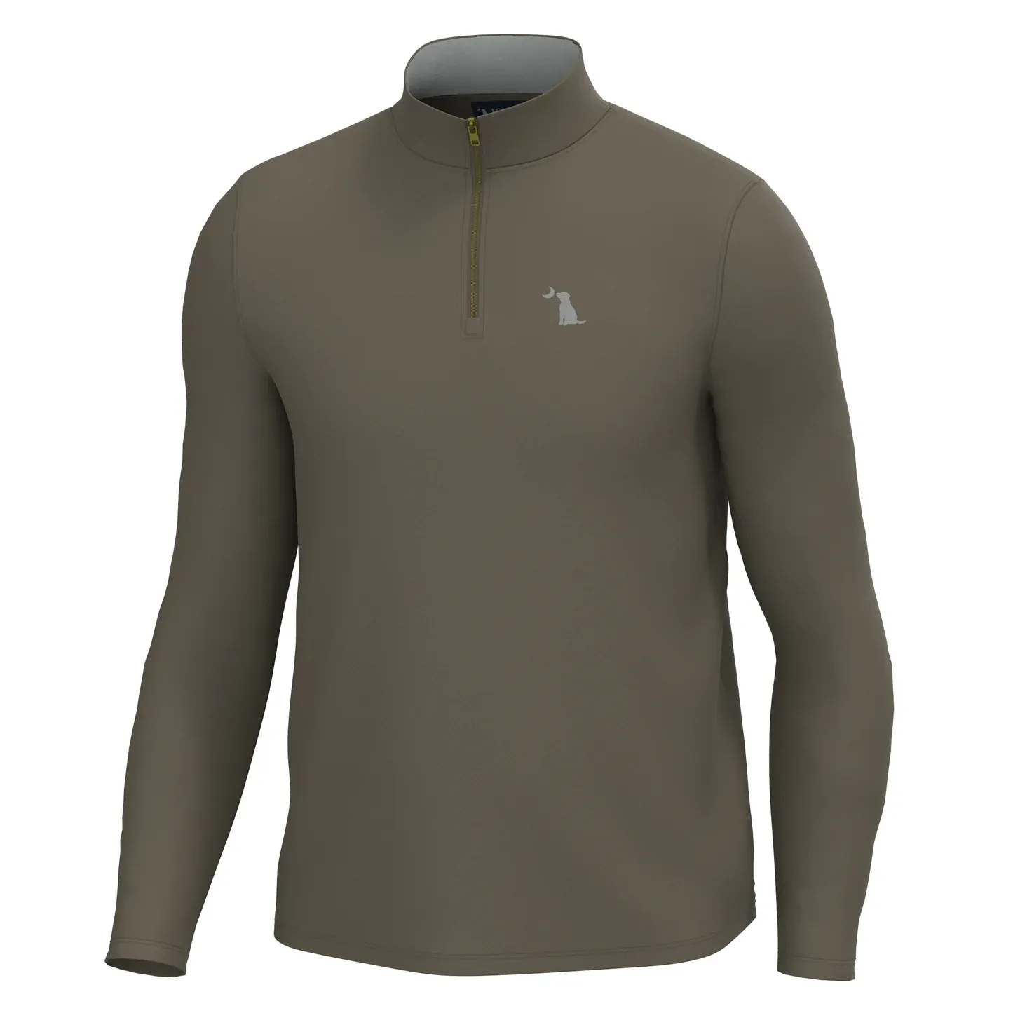 Bentley Quarter Zip - Dark Tan