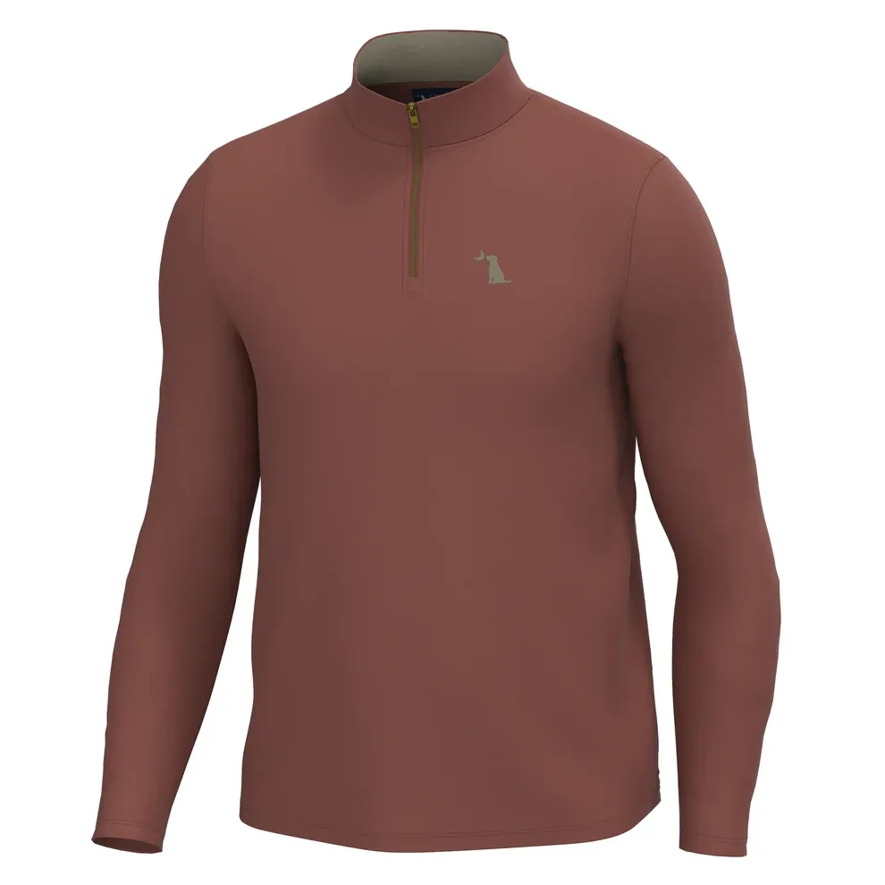 Bentley Quarter Zip - Mahogany