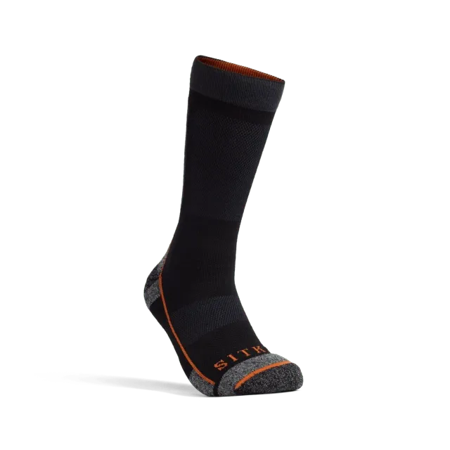 Mid Weight Crew Sock - Sitka Black