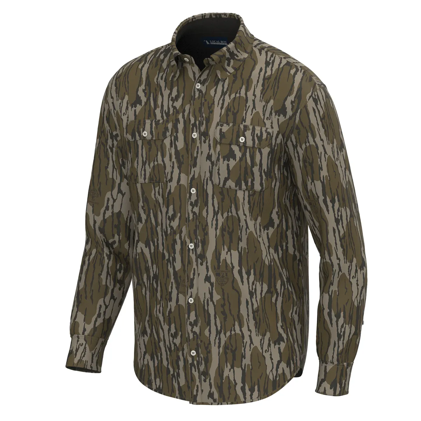Camo Button Up - Mossy Oak Original Bottomland