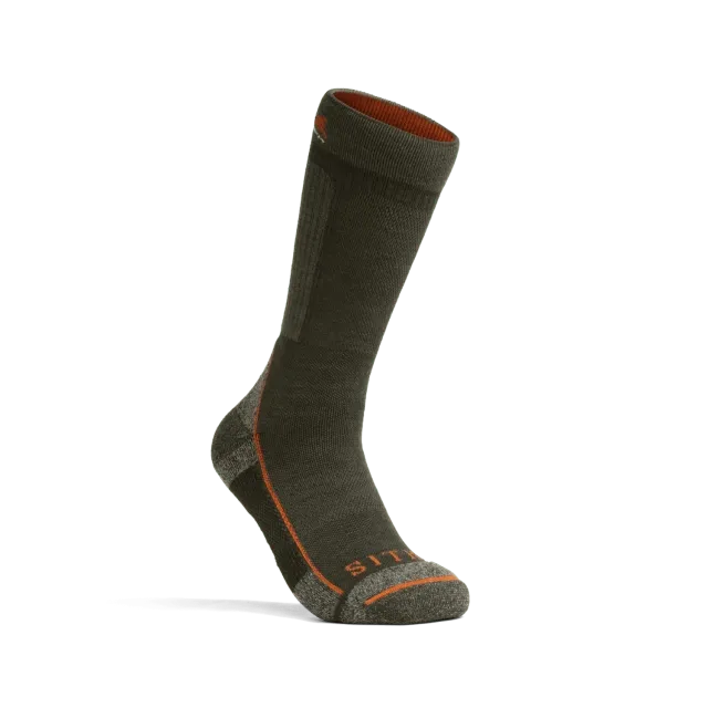 Mid Weight Crew Sock - Deep Lichen