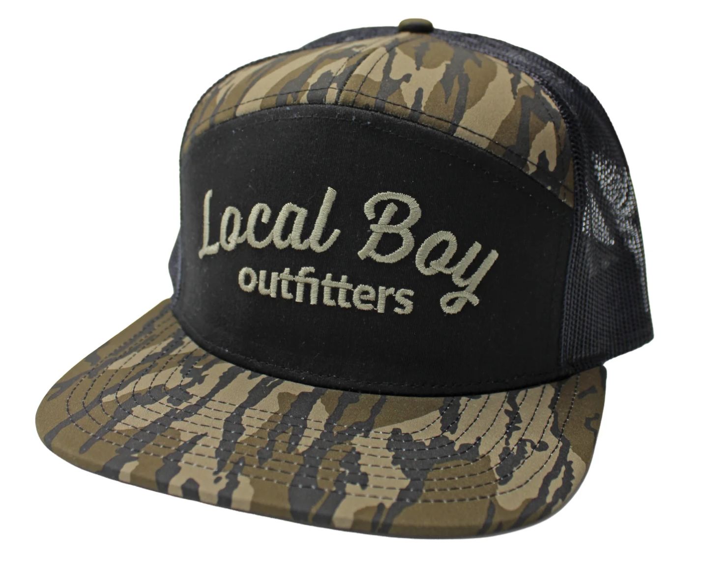 Simple Script 7 Panel Hat - Original Bottomland