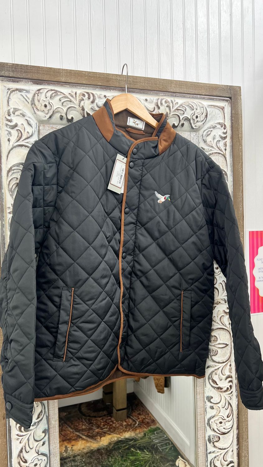 Barnes Store Quilted Jacket - Black