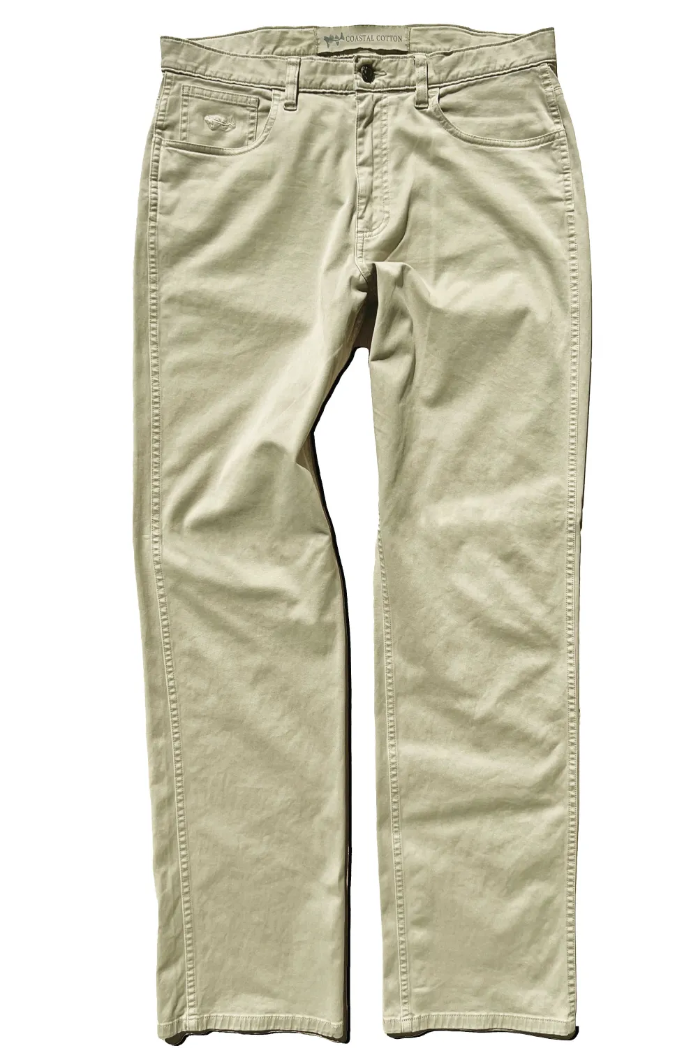 Stretch Twill Five Pocket Pant - Khaki