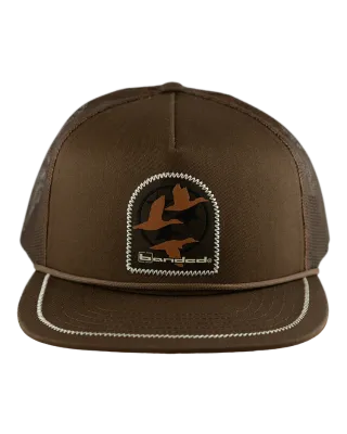 Banded Hat - Dark Brown