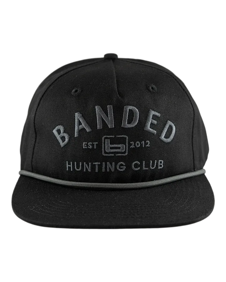 Goat Rope Arched Hunting Club Hat - Black/Grey
