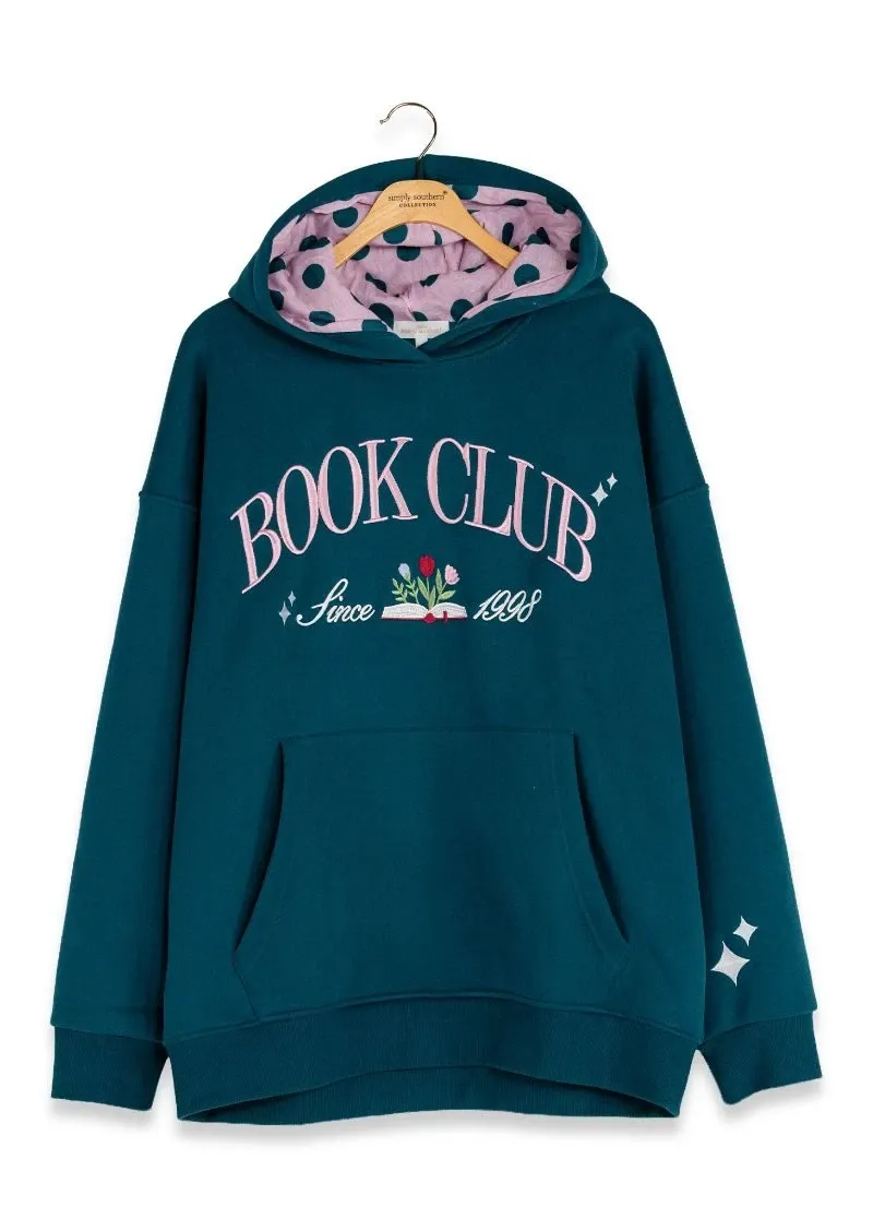 The Book Club Hoodie - Teal