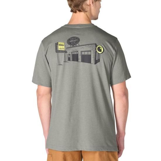 Men's Irvine Relaxed Pitstop T-Shirt - Weathered Ash Heather
