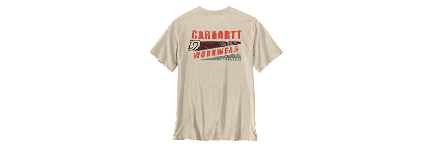 Men's Irvine Relaxed Saw T-Shirt - Oat Milk
