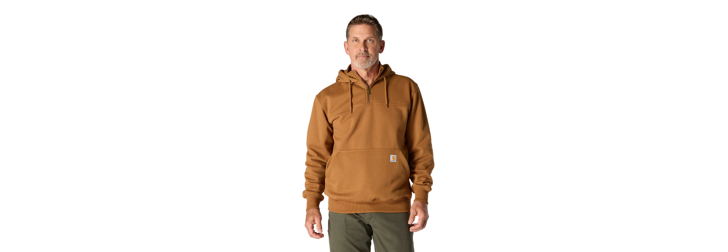 Men's Paxton 1/4-Zip Sweatshirt - Carhartt Brown