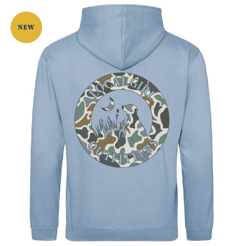 Local Girl Original Localflage Bluff Brushwood Hoodie - Sky Blue