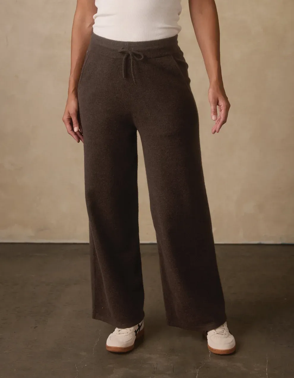 Arvada Wide Leg Knit Pant - Umber