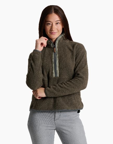 Hygge 1/2 Zip Pullover - Vine