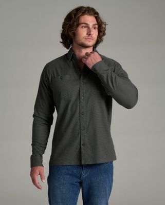 Revolvr Long Sleeve Flannel - Onyx