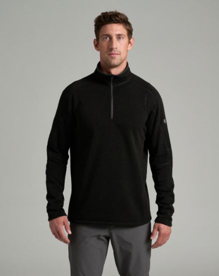 Revel 1/4 Zip Pullover - Blackout