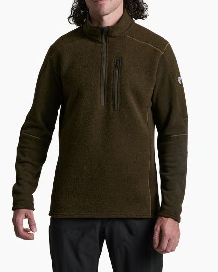 Interceptr 1/4 Zip Pullover - Dark Roast