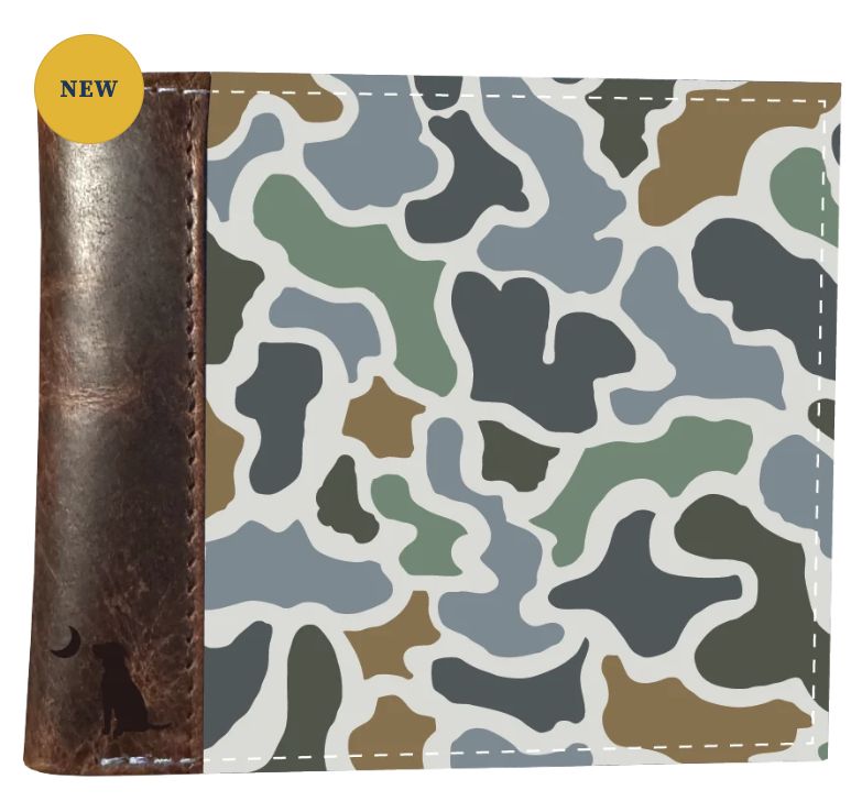 Camo Bi-Fold Wallet - Localflage Bluff