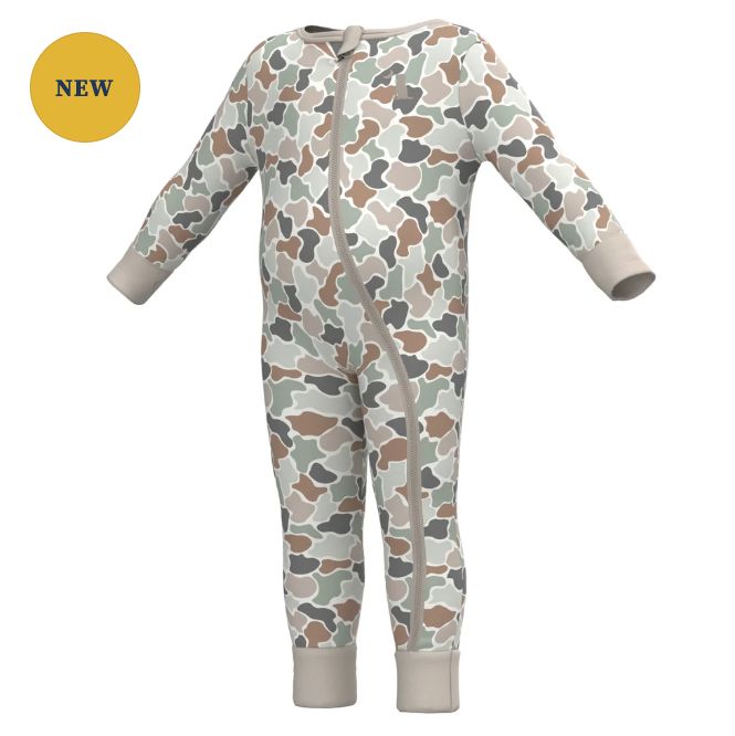 Baby Bodysuit - Forest Camo Flora