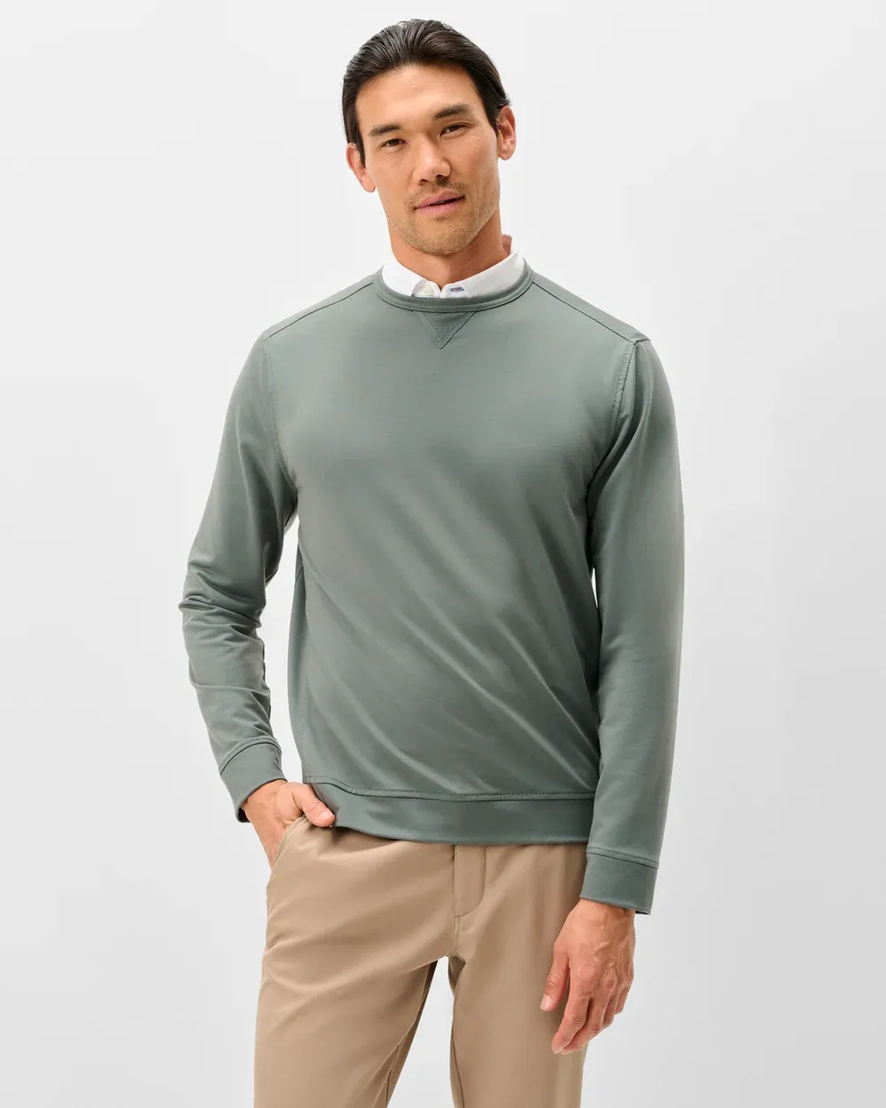 Willard Drirelease Crewneck Sweatshirt - Evergreen