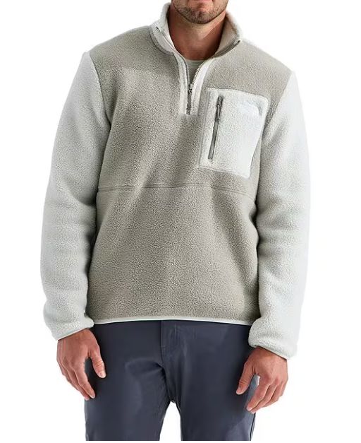Men's Yumori 1/4 Zip Utility -  Stone Slab/Cumulus
