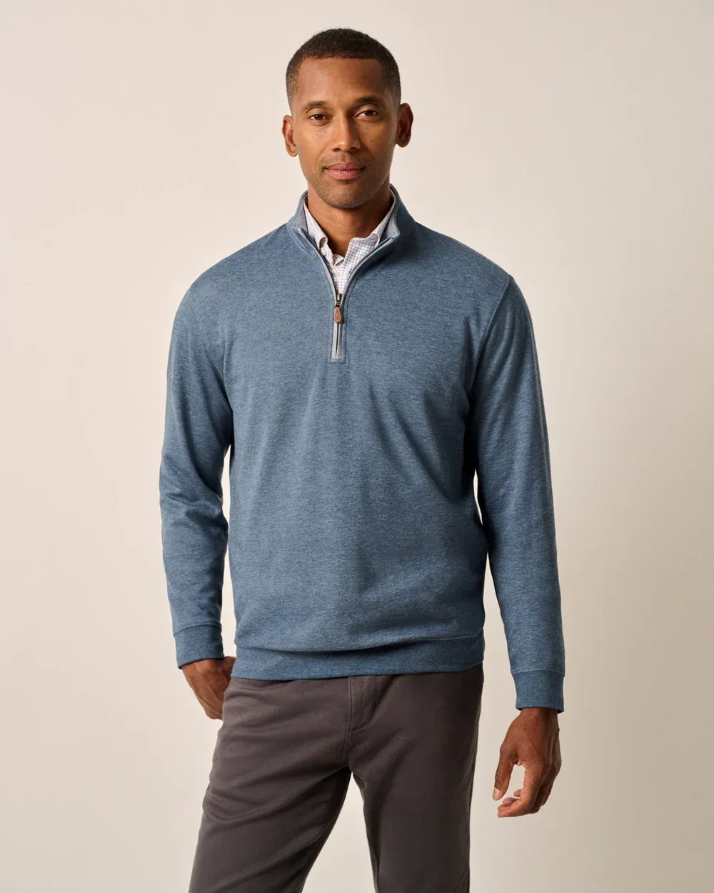 Sully Quarter Zip Pullover - Helios Blue